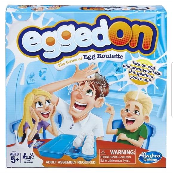 Hasbro Egged On Board Game Family Game Night Complete Ages 5+ Used - Picture 1 of 7
